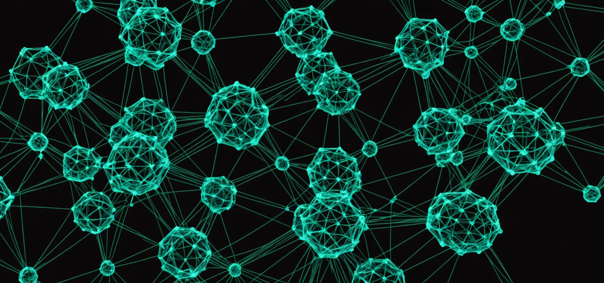 Abstract view of layered credential and permission paths linking interconnected system nodes